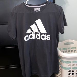 Black Adidas Tee. Size Large.